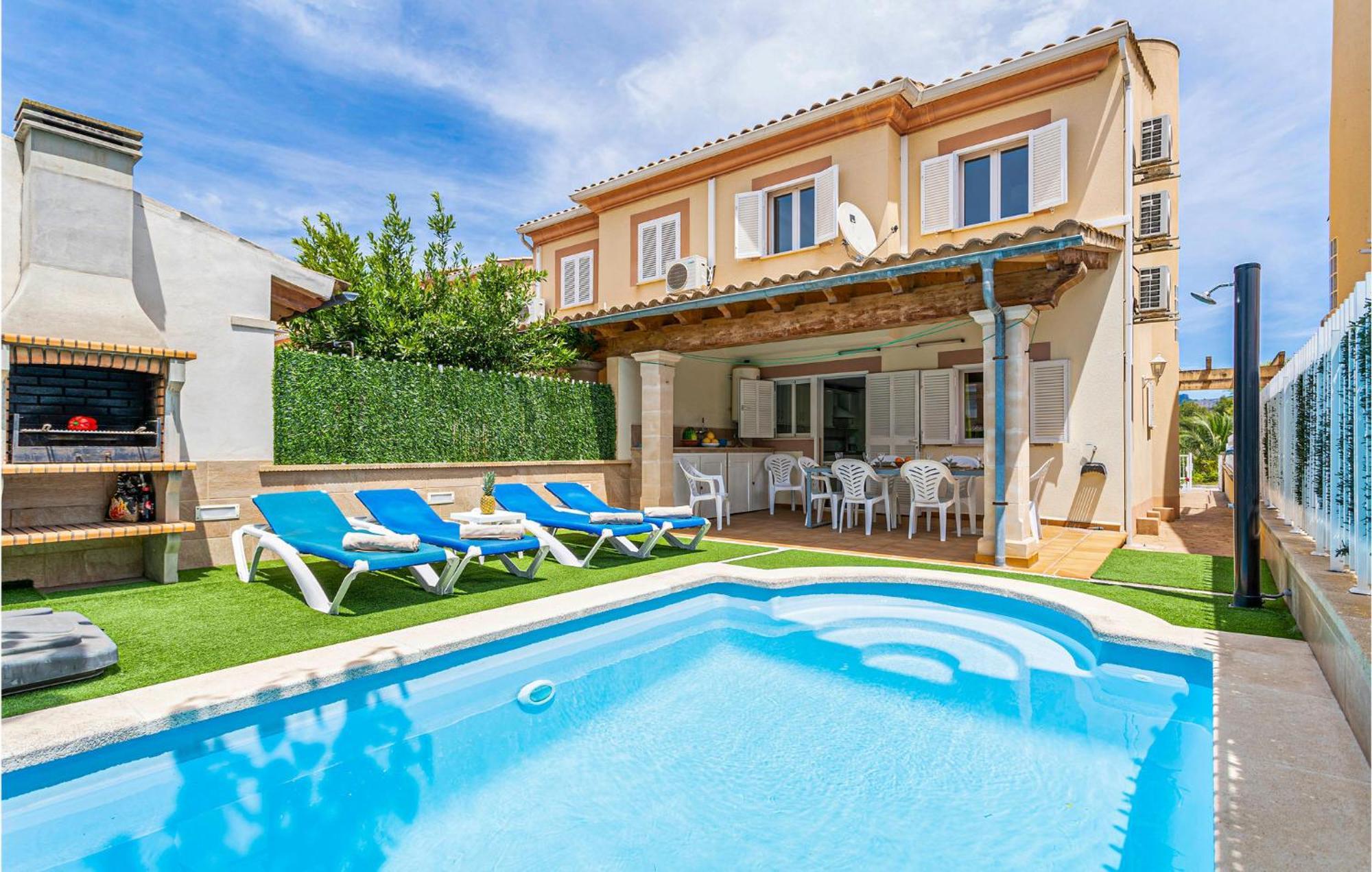 4 Bedroom Beautiful Home In Alcudia Port d'Alcúdia Exteriér fotografie